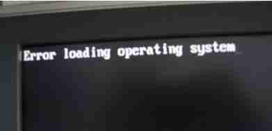 U盘重装Win10系统显示error loading operating怎么办 