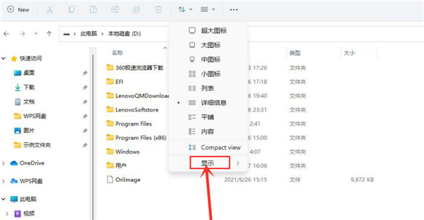 Win11隐藏文件显示方法