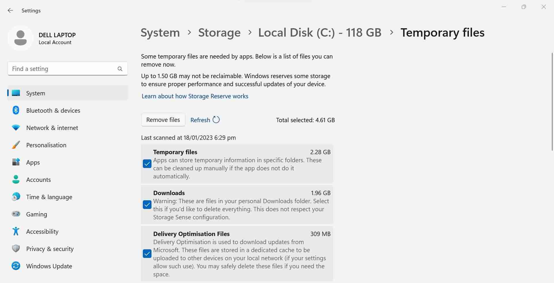 如何查看Windows PC上占用过多磁盘空间的内容