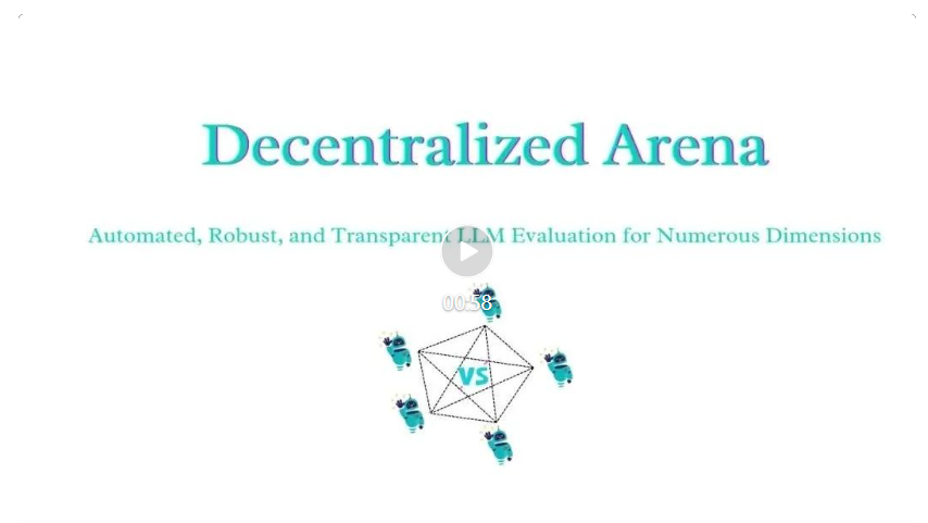 自动化、可复现，基于大语言模型群体智能的多维评估基准Decentralized Arena来了