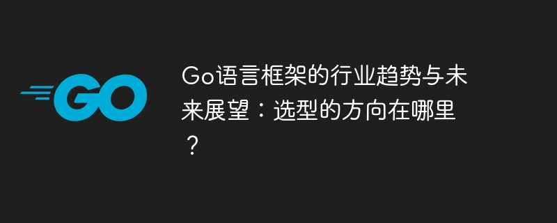 Go语言框架的行业趋势与未来展望：选型的方向在哪里？