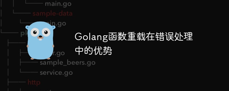 Golang函数重载在错误处理中的优势