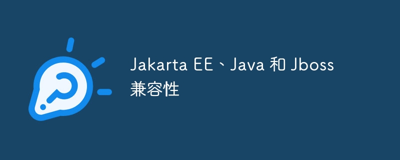 Jakarta EE、Java 和 Jboss 兼容性