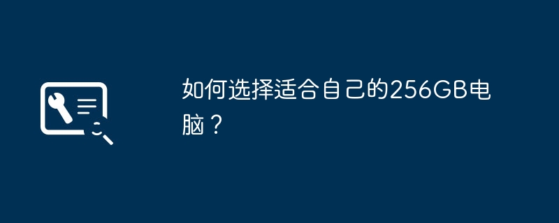 如何选择适合自己的256GB电脑？