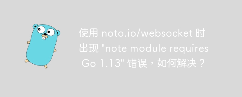 使用 noto.io/websocket 时出现 \