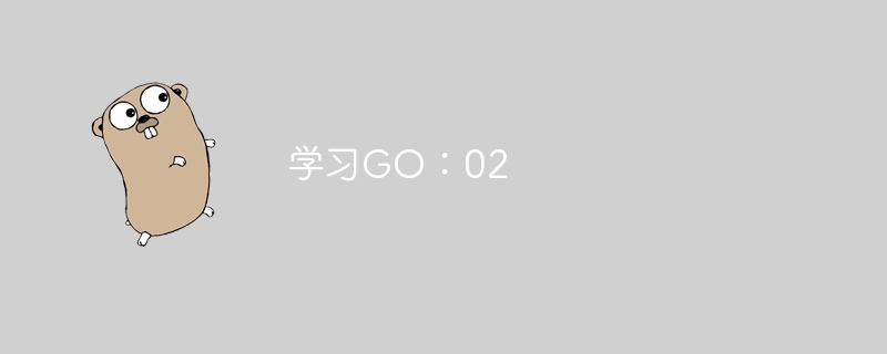 学习GO：02