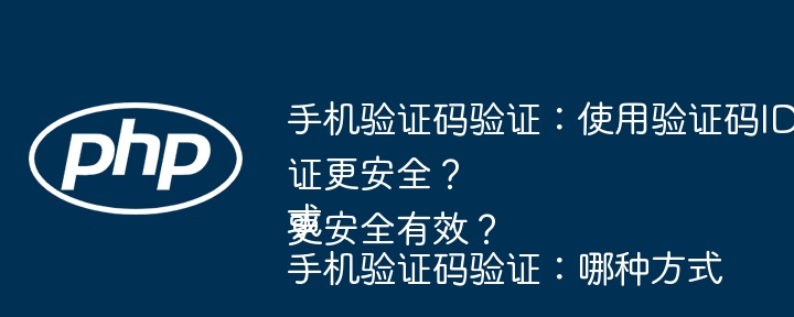 手机验证码验证：使用验证码ID还是直接验证更安全？
或
手机验证码验证：哪种方式更安全有效？