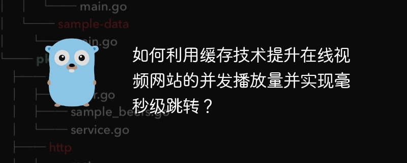 如何利用缓存技术提升在线视频网站的并发播放量并实现毫秒级跳转？