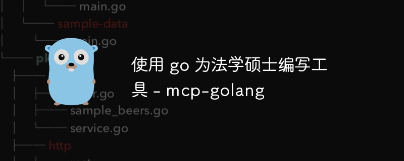 使用 go 为法学硕士编写工具 - mcp-golang