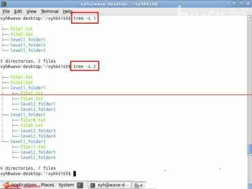 linux下使用tree命令以树形结构显示文件目录结构