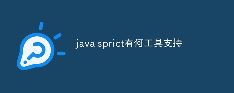 java sprict有何工具支持