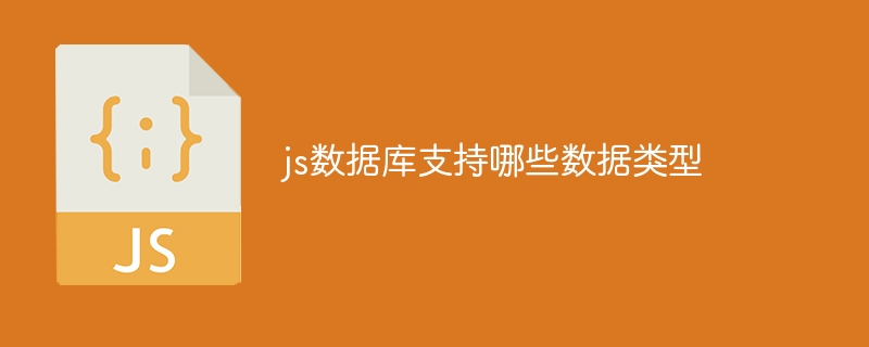 js数据库支持哪些数据类型