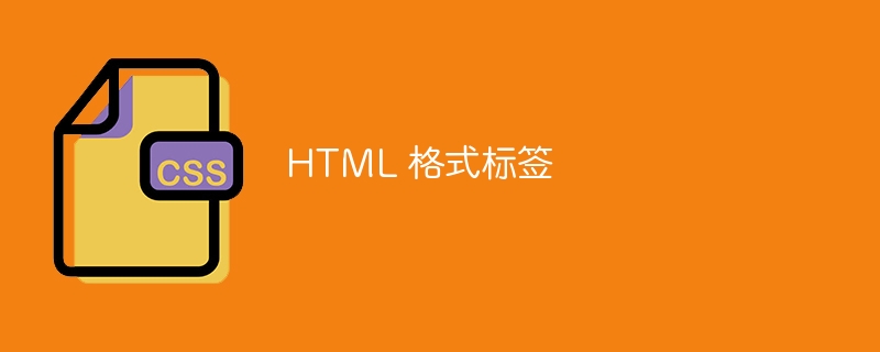 HTML 格式标签