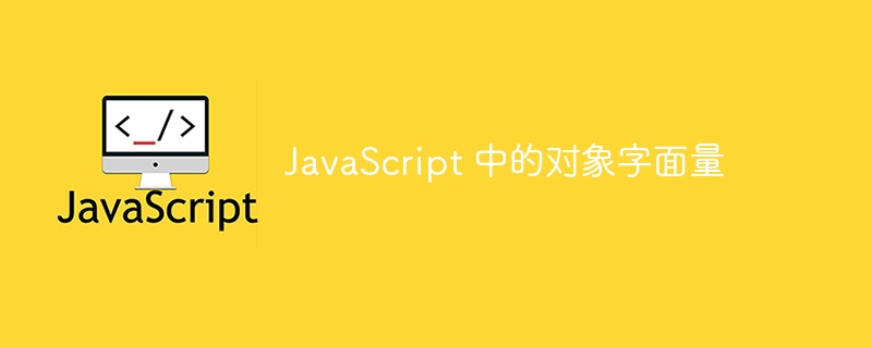 JavaScript 中的对象字面量