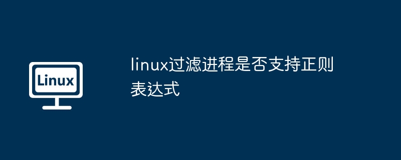 linux过滤进程是否支持正则表达式