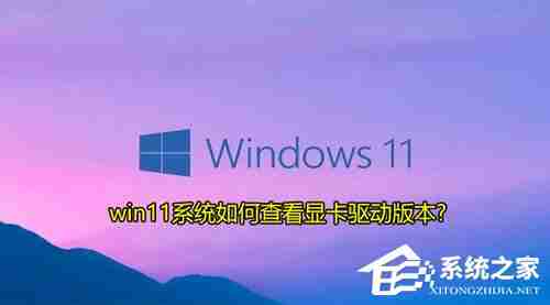 Win11如何查看显卡驱动版本