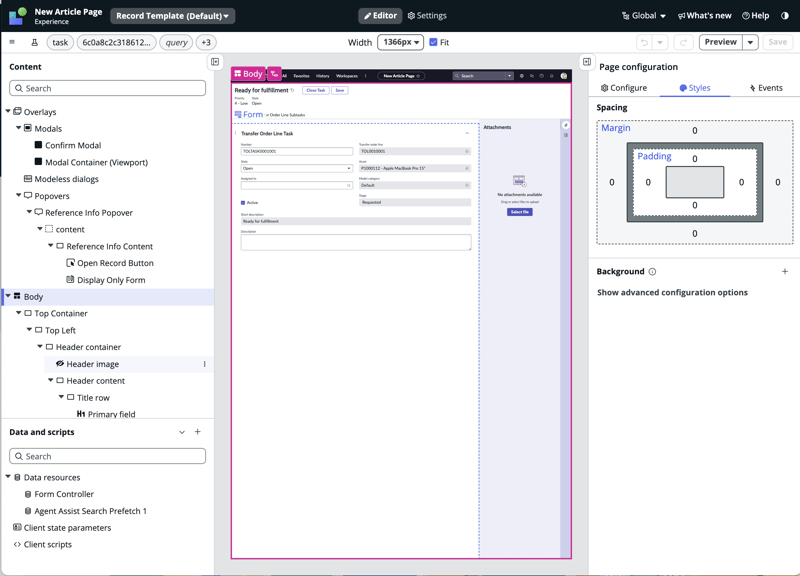 ServiceNow UI 生成器