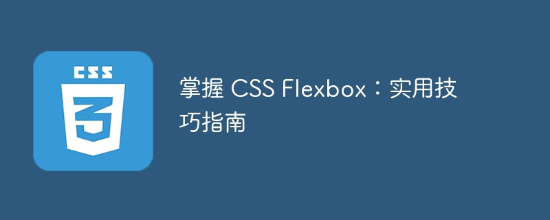 掌握 CSS Flexbox：实用技巧指南