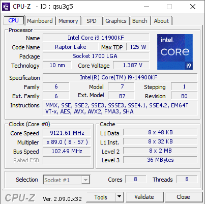 i9-14900KF超频新世界纪录诞生！超频者 他来自China