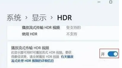 Win11怎么开启hdr功能-Win11开启hdr功能操作方法教学