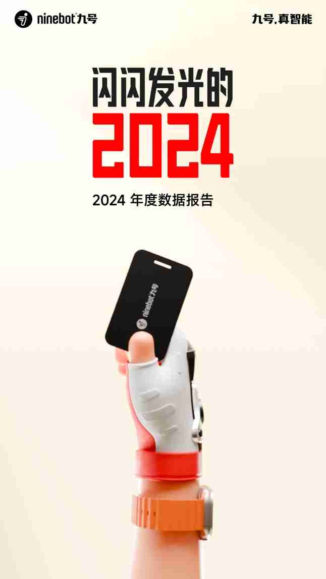 闪闪发光的2024：九号公司年度骑行报告正式上线！