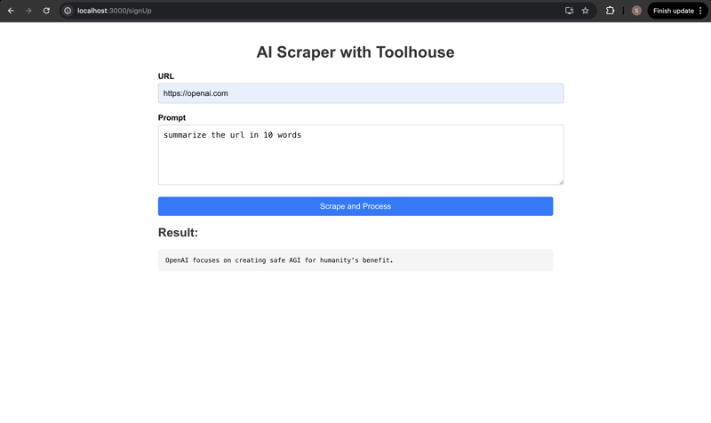 使用 Toolhouse SDK 管理用于函数调用的 AI 工具