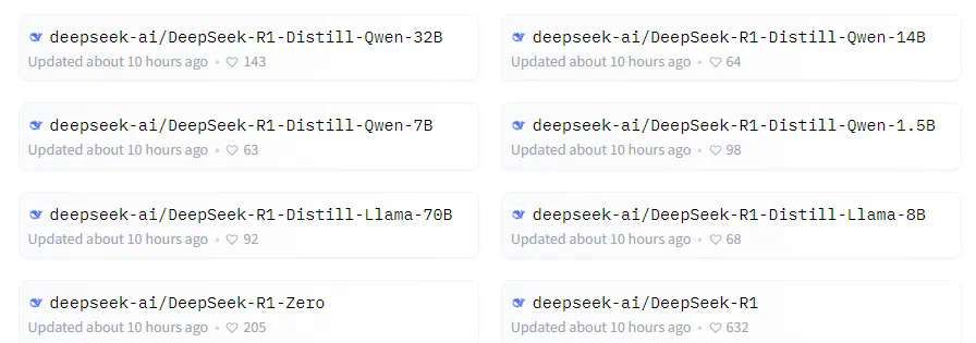 DeepSeek-R1蒸馏模型