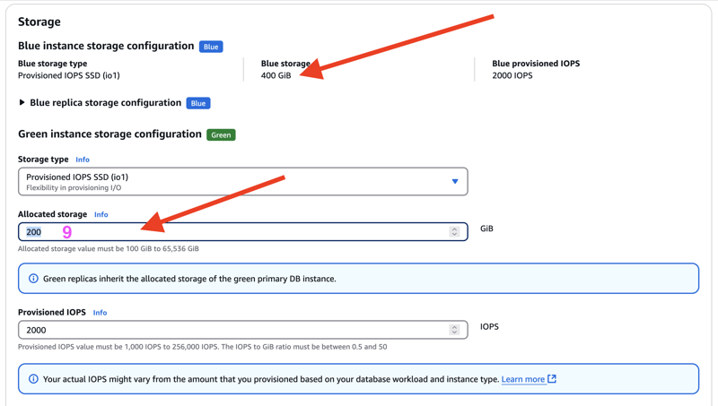 使用 AWS 蓝/绿部署以零停机时间缩减 MySQL RDS 数据库的存储