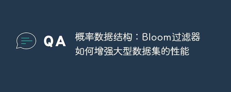 概率数据结构：Bloom过滤器如何增强大型数据集的性能