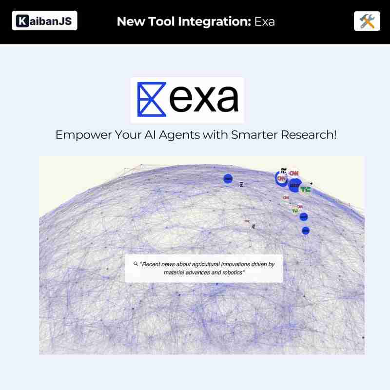 在 KaibanJS 中使用 Exa 为 AI 代理提供支持
