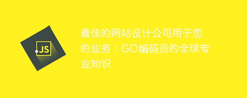 最佳的网站设计公司用于您的业务：GD编码员的全球专业知识