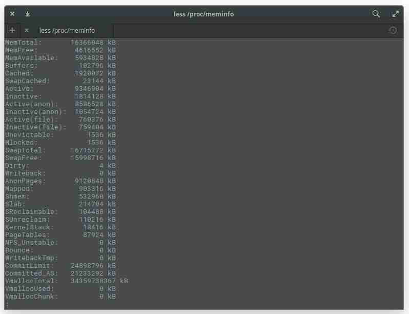 Linux 中检查内存的5中方法