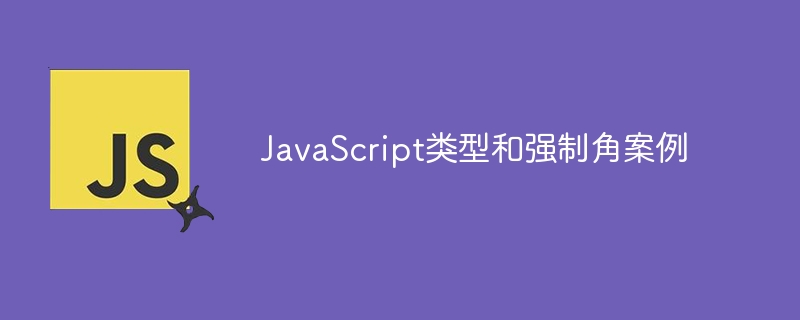 JavaScript类型和强制角案例