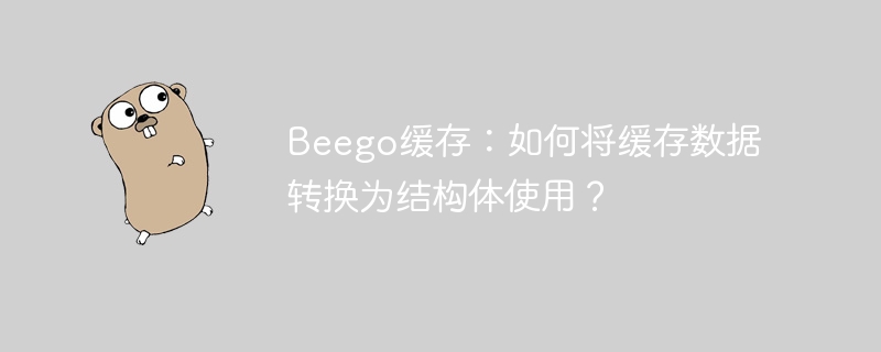 Beego缓存：如何将缓存数据转换为结构体使用？