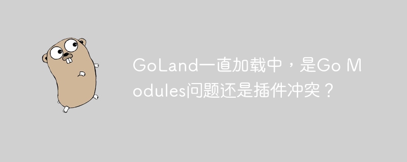 GoLand一直加载中，是Go Modules问题还是插件冲突？