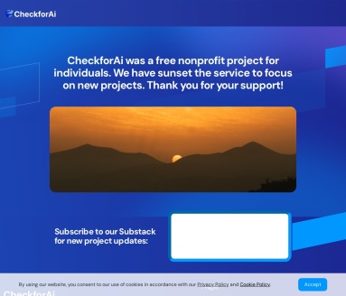 CheckforAI：AI内容检测工具，精准识别AI生成文本