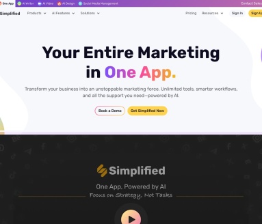 Simplified：AI驱动营销工具，简化增长之道