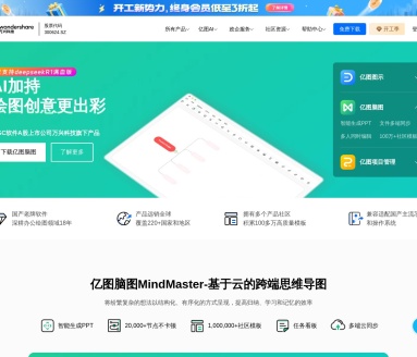 亿图脑图MindMaster：全新AI助手，跨平台思维导图新体验