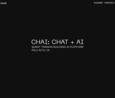 Chai AI:专业团队打造的娱乐AI平台