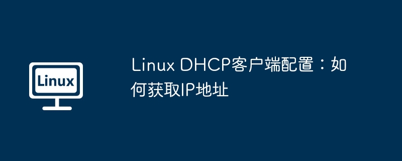 Linux DHCP客户端配置：如何获取IP地址