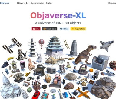 Objaverse:全球最大3D物体数据集,助力AI与3D生成