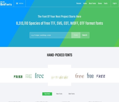 OnlineWebFonts：免费下载Windows和Mac的WEB字体