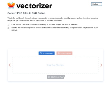 Vectorizer图片矢量化在线工具：免费高效转换图像