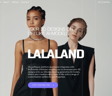 LALALAND AI：数字模特工作室，助力3D设计师展现创意