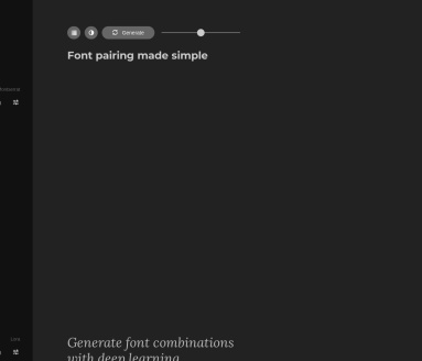 Fontjoy：利用神经网络技术的智能字体配对工具