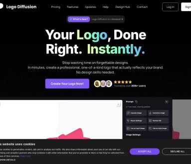 LogoDiffusion：AI驱动的标志设计神器，快速生成独特徽标