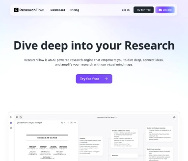 ResearchFlow:AI驱动的研究引擎与可视化知识图谱工具