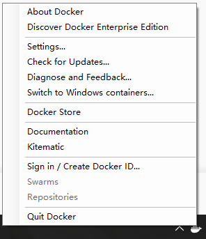 Docker在Win10下的安装和配置
                                                                            原
  