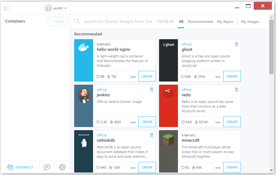 Docker在Win10下的安装和配置
                                                                            原
  