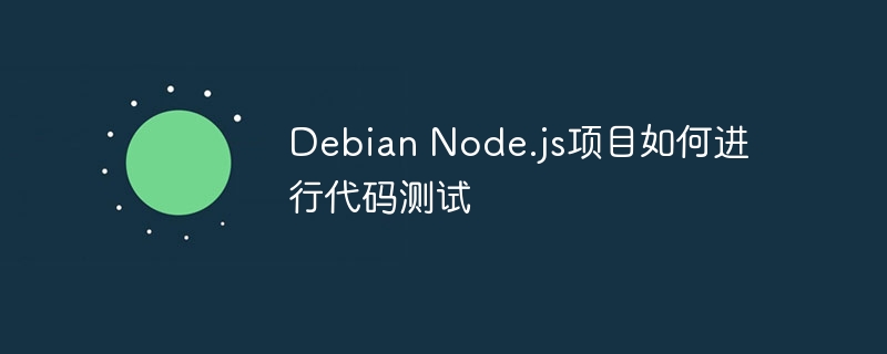 Debian Node.js项目如何进行代码测试